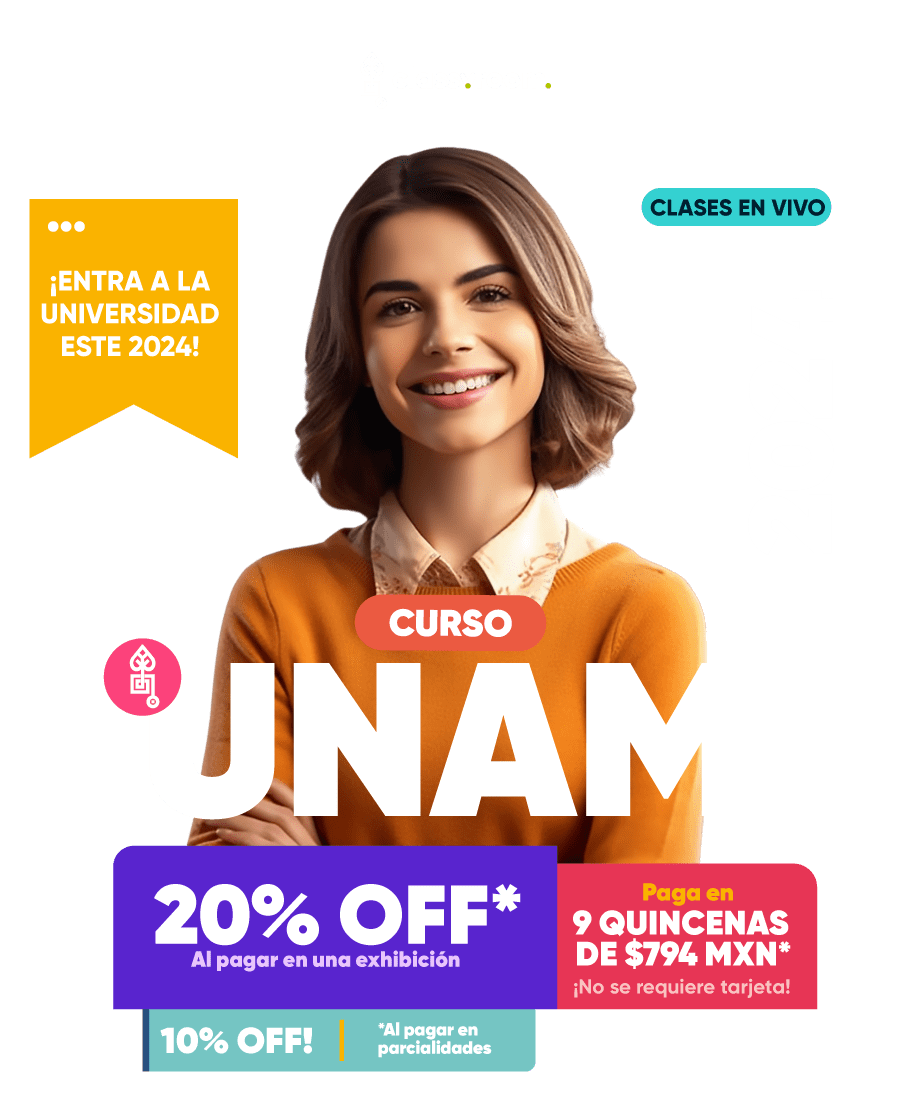 Curso UNAM 2024 El Mejor Curso para Entrar a la Universidad